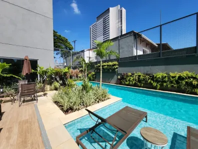 Apartamento com 1 Quarto para alugar, 24m² no Vila Cordeiro, São Paulo