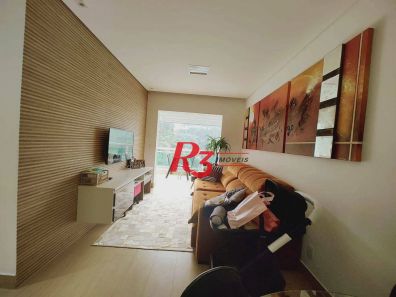 Apartamento com 3 Quartos à venda, 87m² no José Menino, Santos