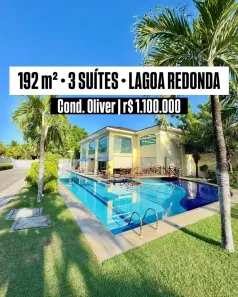 Casa de Condomínio com 3 Quartos à venda, 192m² no Lagoa Redonda, Fortaleza