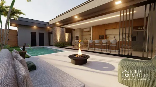 Casa de Condomínio com 3 Quartos à venda, 210m² no Loteamento Green View Village, Indaiatuba