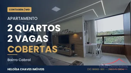 Apartamento com 2 Quartos à venda, 66m² no Cabral, Contagem