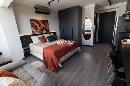 Apartamento com 1 Quarto para alugar, 26m² no Água Branca, São Paulo
