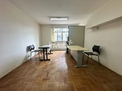 Sala Comercial para alugar, 35m² no Centro, Santos