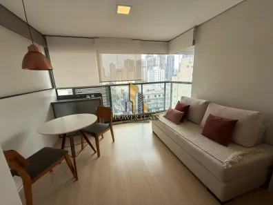Flat com 1 Quarto para alugar, 45m² no Vila Cordeiro, São Paulo
