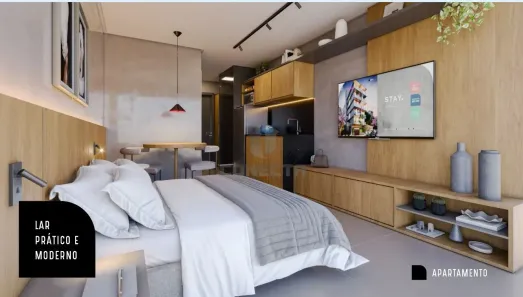 Apartamento com 1 Quarto à venda, 25m² no Praia de Itaparica, Vila Velha