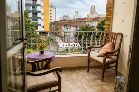 Apartamento com 3 Quartos à venda, 116m² no Pompéia, Santos