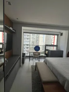 Apartamento com 1 Quarto para alugar, 30m² no Brooklin Paulista, São Paulo