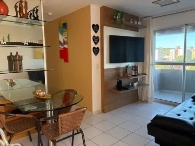 Apartamento com 2 Quartos para alugar, 56m² no Ponta Negra, Natal