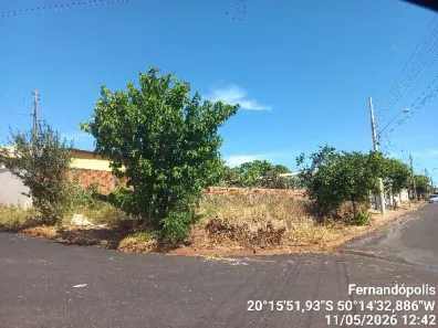 Lote/Terreno à venda, 185m² no Jardim Araguaia, Fernandópolis