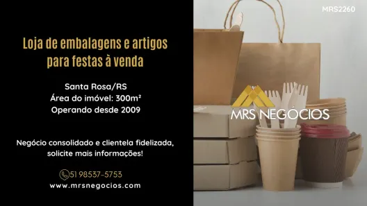 Ponto Comercial à venda, 300m² no Cruzeiro, Santa Rosa