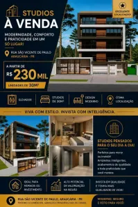 Apartamento com 1 Quarto à venda, 30m² no Centro, Araucária