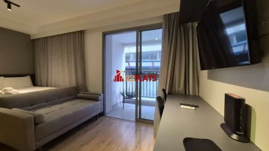 Flat com 1 Quarto para alugar, 28m² no Indianópolis, São Paulo