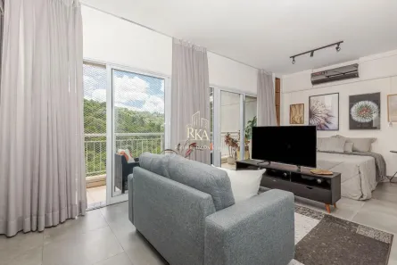 Apartamento com 1 Quarto para alugar, 50m² no Tamboré, Santana de Parnaíba