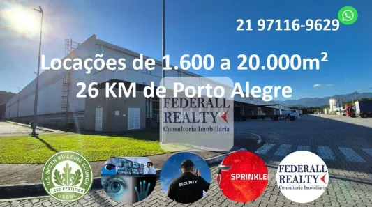 Galpão/Depósito/Armazém para alugar, 2132m² no Ipiranga, Gravataí