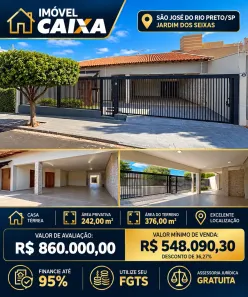 Casa com 3 Quartos à venda, 242m² no Jardim dos Seixas, São José do Rio Preto