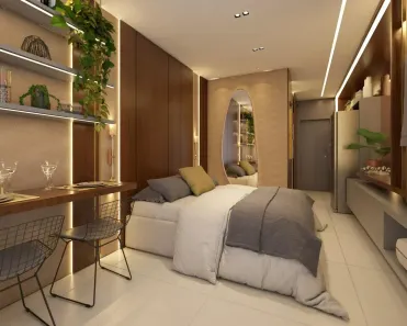 Flat com 1 Quarto à venda, 22m² no Manaíra, João Pessoa