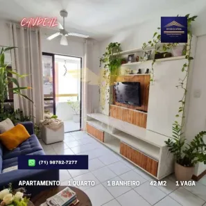 Apartamento com 1 Quarto à venda, 42m² no Candeal, Salvador