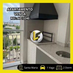 Apartamento com 2 Quartos à venda, 66m² no Santa Maria, São Caetano do Sul