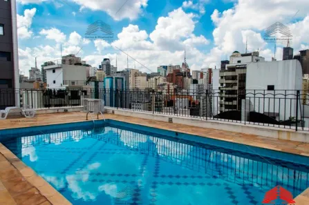 Flat com 1 Quarto à venda, 40m² no Jardim Paulista, São Paulo