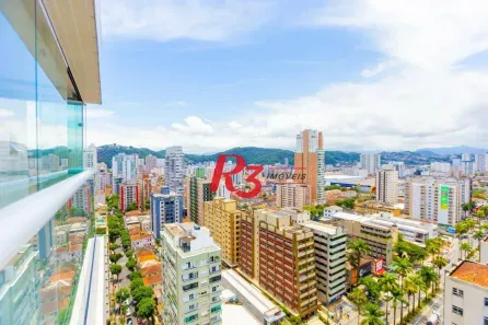 Apartamento com 3 Quartos à venda, 116m² no Gonzaga, Santos