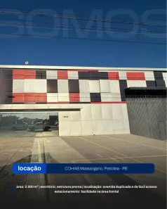 Galpão/Depósito/Armazém para alugar, 2000m² no COHAB Massangano, Petrolina