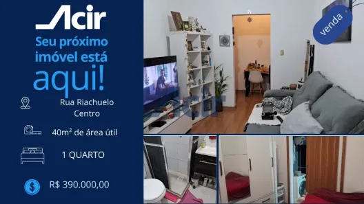 Apartamento com 1 Quarto à venda, 45m² no Centro, Rio de Janeiro