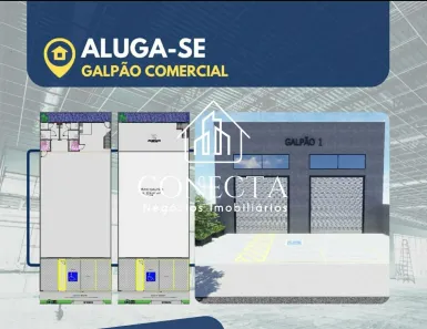 Galpão/Depósito/Armazém para alugar, 228m² no Santa Mônica, Uberlândia