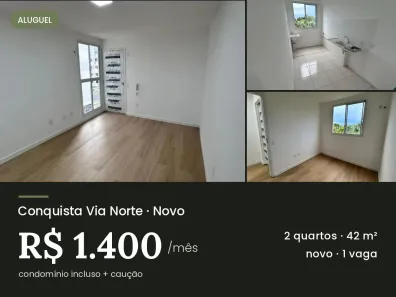 Apartamento com 2 Quartos para alugar, 42m² no Santa Etelvina, Manaus