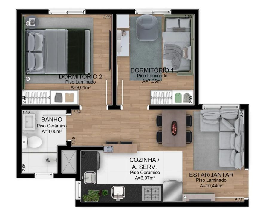 RESIDENCIAL DUBLIN no Canudos, Novo Hamburgo