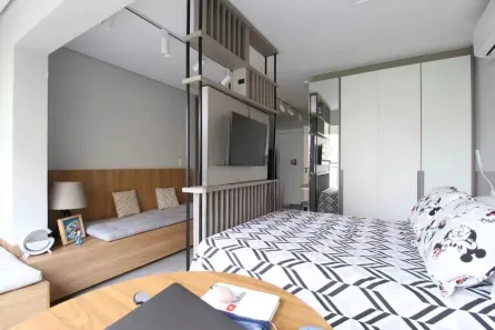 Kitnet com 1 Quarto à venda, 34m² no Indianópolis, São Paulo