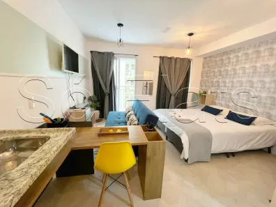 Apartamento com 1 Quarto para alugar, 25m² no Pinheiros, São Paulo