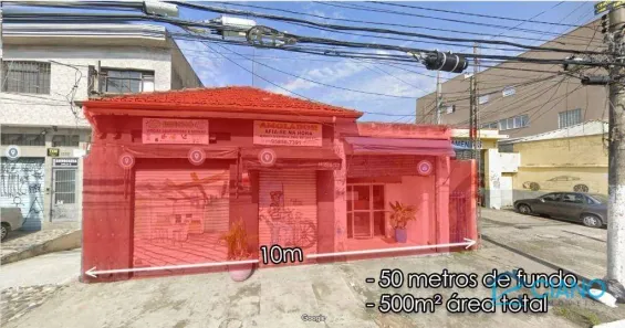 Lote/Terreno à venda, 500m² no Sapopemba, São Paulo
