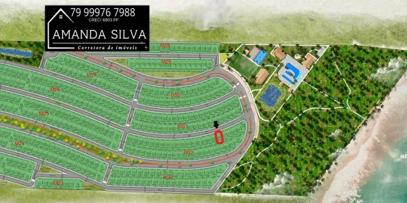 Lote/Terreno à venda, 231m² no , Barra dos Coqueiros