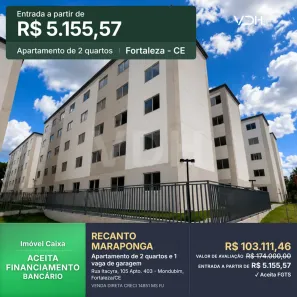 Apartamento com 2 Quartos à venda, 44m² no Mondubim, Fortaleza