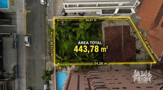 Lote/Terreno à venda, 444m² no Caiçara, Praia Grande