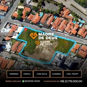 Lote/Terreno à venda, 6336m² no Vicente Pinzon, Fortaleza