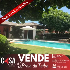 Casa com 5 Quartos à venda, 510m² no Taiba, São Gonçalo do Amarante