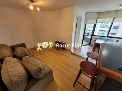 Flat com 1 Quarto para alugar, 48m² no Cidade Monções, São Paulo