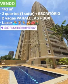 Apartamento com 3 Quartos à venda, 143m² no Jardim Irajá, Ribeirão Preto