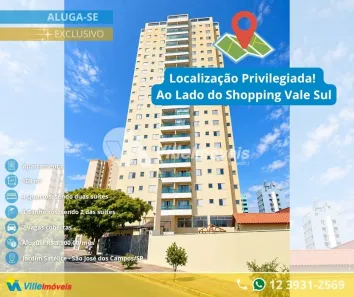 Apartamento com 4 Quartos para alugar, 108m² no Floradas de São José, São José dos Campos