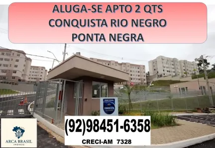 Apartamento com 2 Quartos para alugar, 42m² no Ponta Negra, Manaus