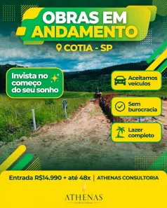 Lote/Terreno à venda, 500m² no Centro (Caucaia do Alto), Cotia