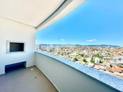Apartamento com 3 Quartos para alugar, 96m² no Barreiros, São José