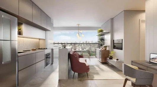Apartamento com 2 Quartos à venda, 49m² no Barra Funda, São Paulo