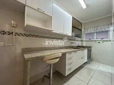 Apartamento com 1 Quarto para alugar, 50m² no Ponta da Praia, Santos