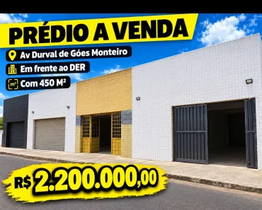 Prédio Comercial à venda, 450m² no Clima Bom, Maceió
