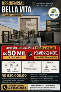 Sobrado com 2 Quartos à venda, 69m² no Vila Osasco, Osasco