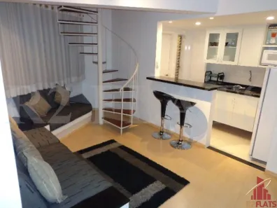 Flat com 1 Quarto para alugar, 45m² no Vila Nova Conceição, São Paulo