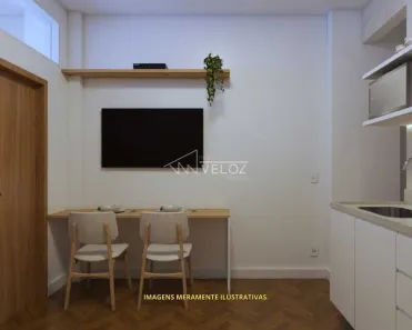 Apartamento com 1 Quarto à venda, 37m² no Botafogo, Rio de Janeiro