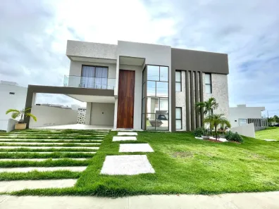Casa de Condomínio com 4 Quartos para alugar, 390m² no Alphaville (Abrantes), Camaçari